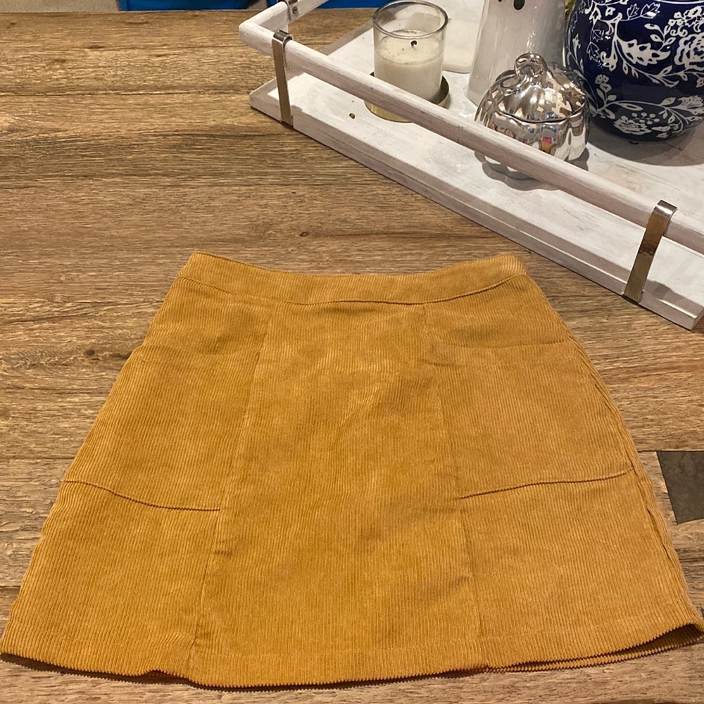 Corduroy Mini skirt